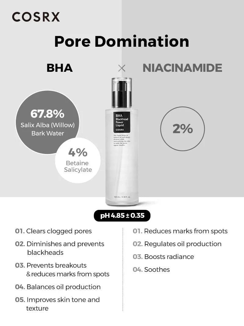 Cosrx BHA Blackhead Power Face Skin Care Liquid 50ml