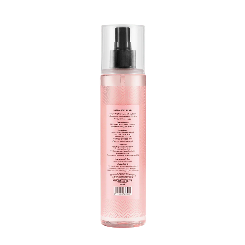 Bobana Pink At Heart Body Splash 250ML