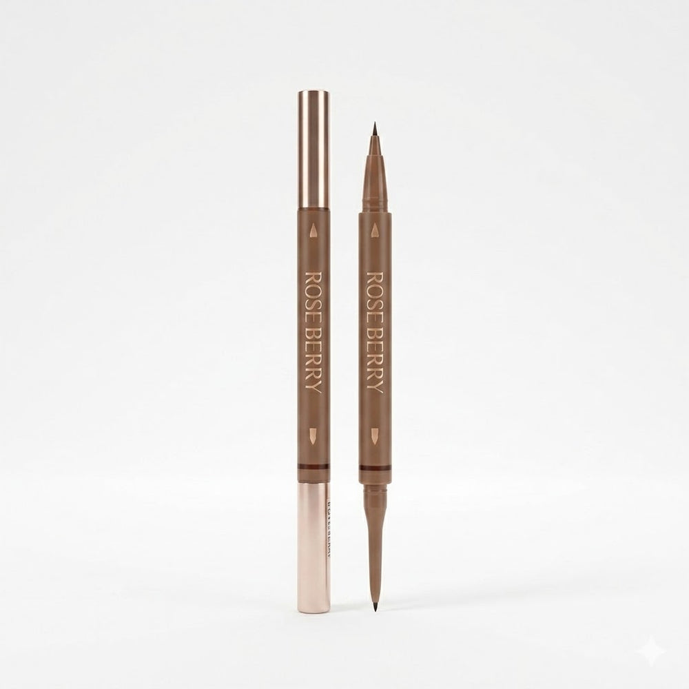 Rose Berry brows on demand 2 in 1 brow pencil