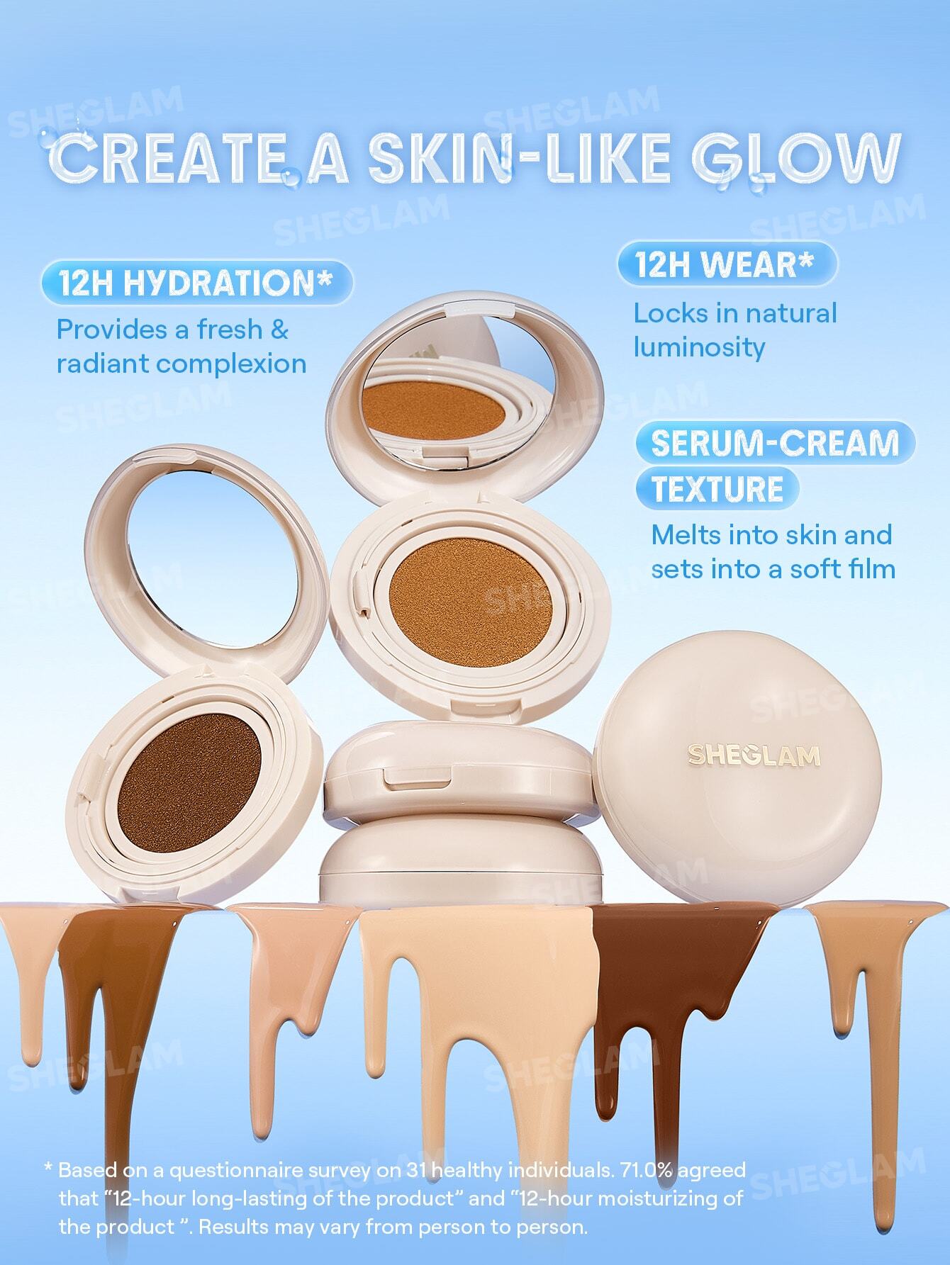 Sheglam Lumi Lock & Go Cushion Foundation