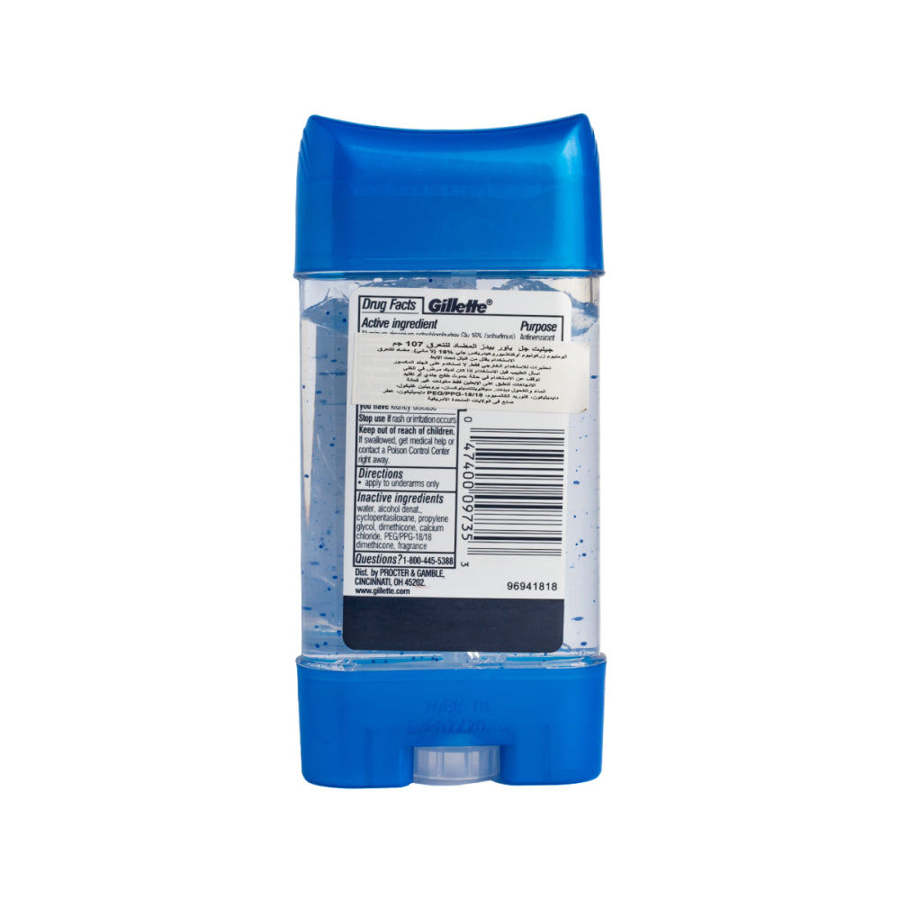 Gillette Arctic Ice Gel Stick 107g