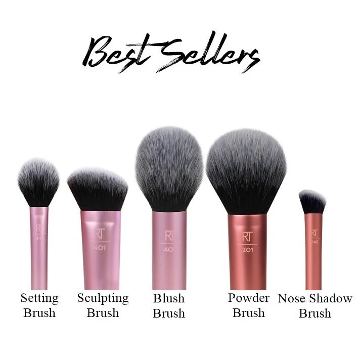 Real Techniques 5pcs Face Essentials Makeup Brush Set