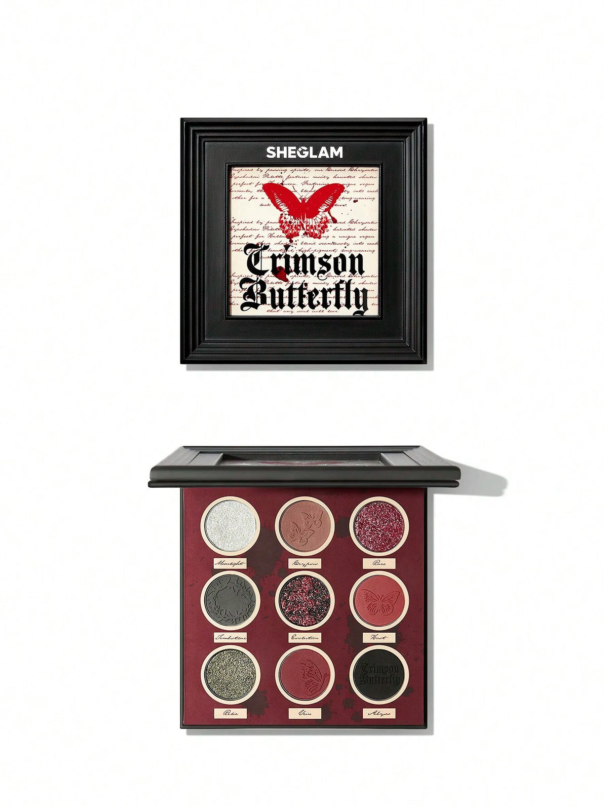 Sheglam crimson butterfly cursed chrysalis palette