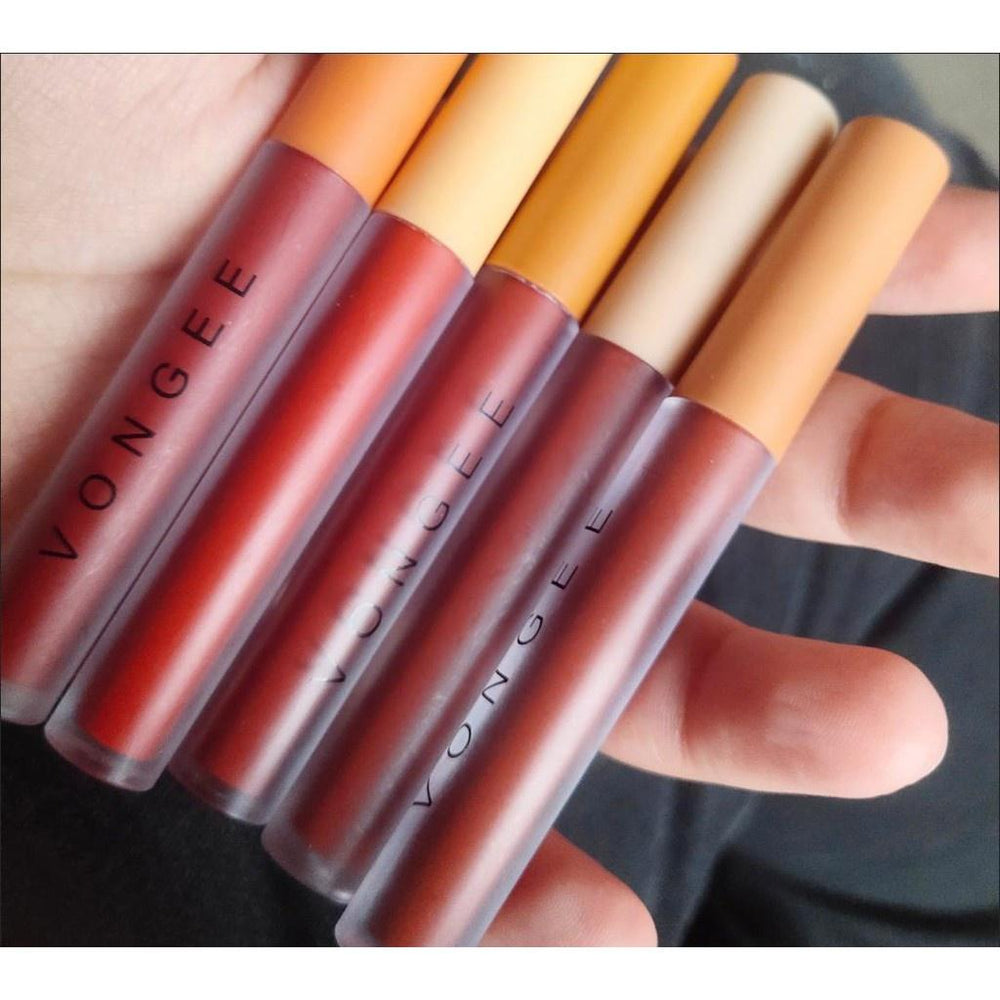  lip gloss vongee 5 pes shein