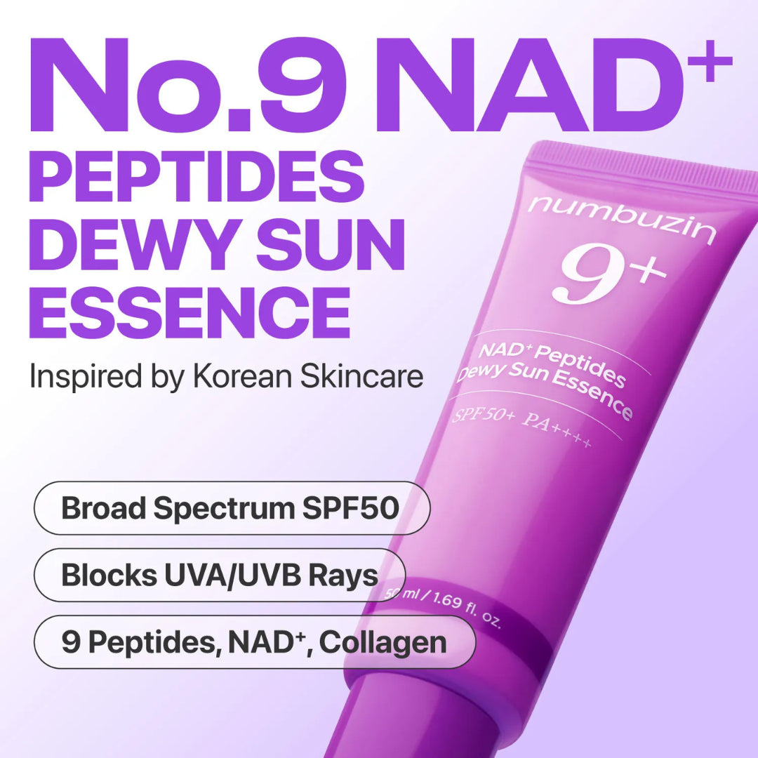Numbuzin No.9 NAD+ Peptides Dewy Sun Essence