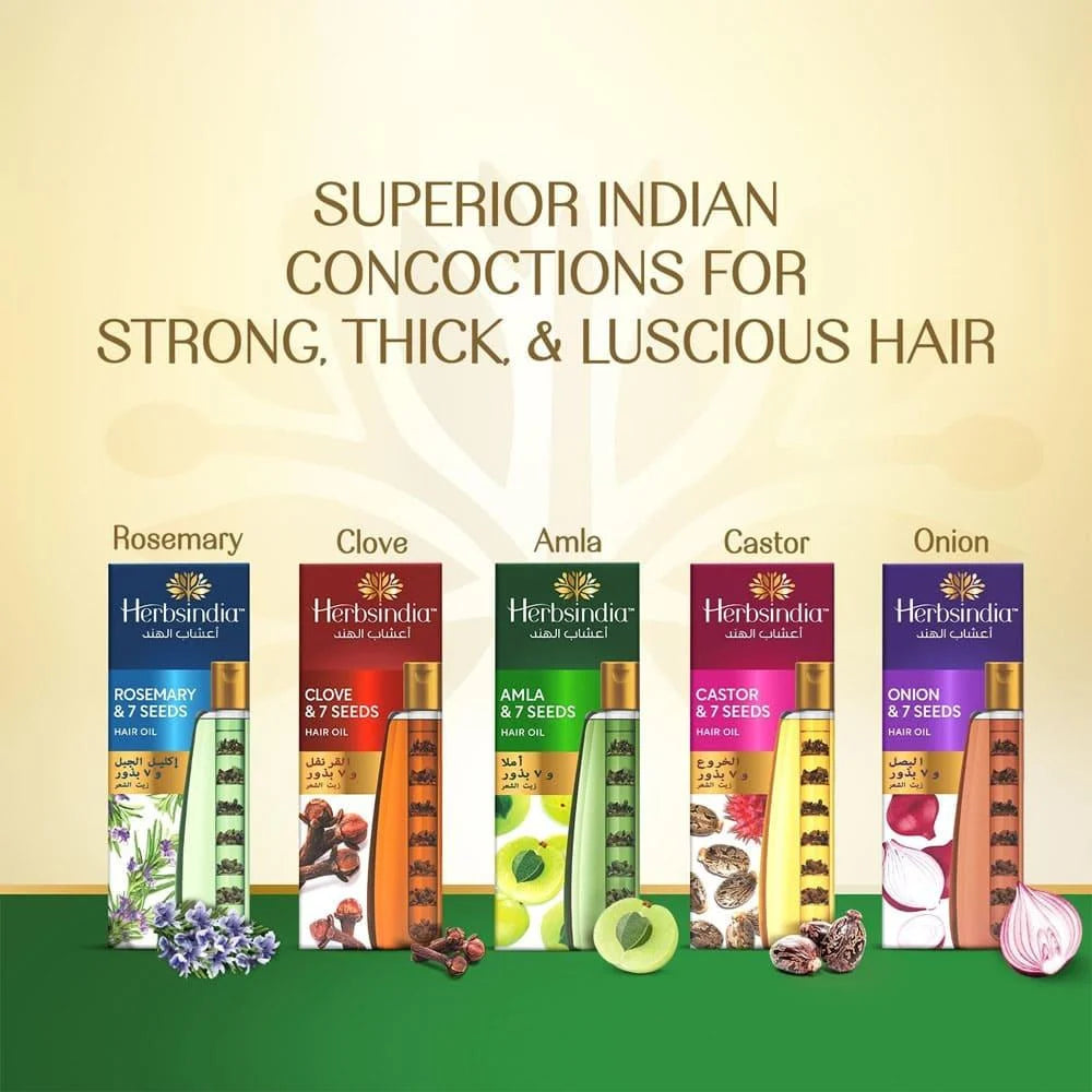 Herbsindia Amla 7 Seed Hair Oil - 180 ml