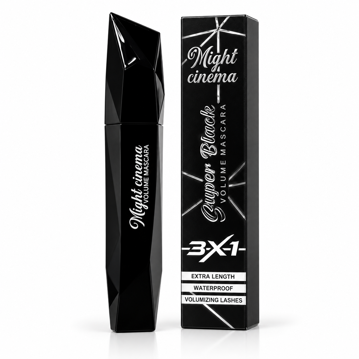 Might Cinema 3-in-1 Volume Mascara Waterproof Black