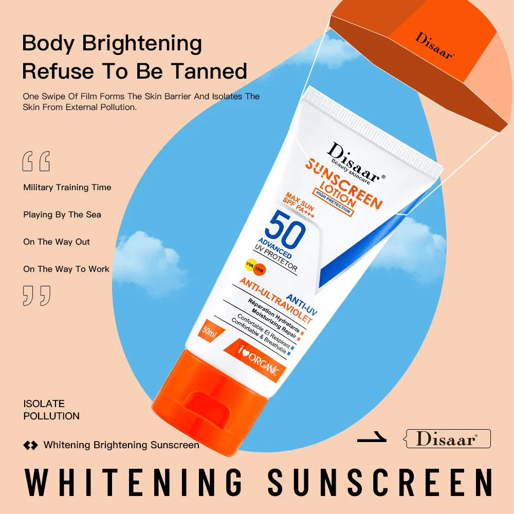 Disaar Moisturizing Lotion and Sunscreen 50 – 50 ml