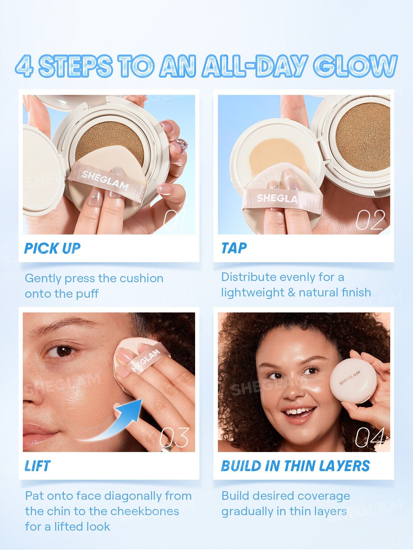 Sheglam Lumi Lock & Go Cushion Foundation