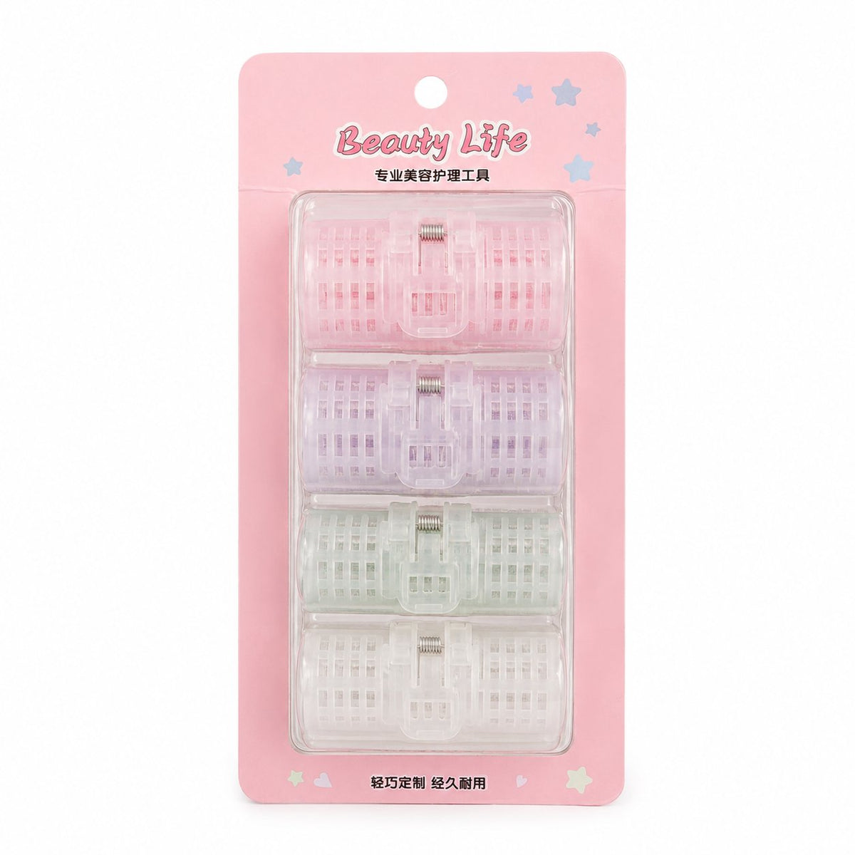 Keli Youpin 3 Pcs Plastic Hair Curlers Multicolor