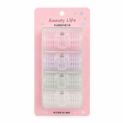 Keli Youpin 3 Pcs Plastic Hair Curlers Multicolor