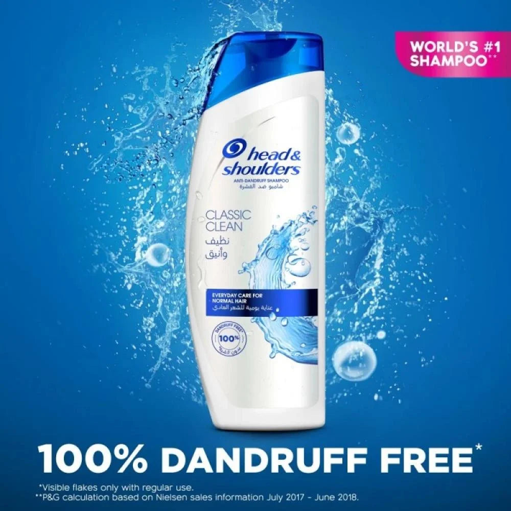 Head and Shoulders Shampoo Classic Clean 600Ml