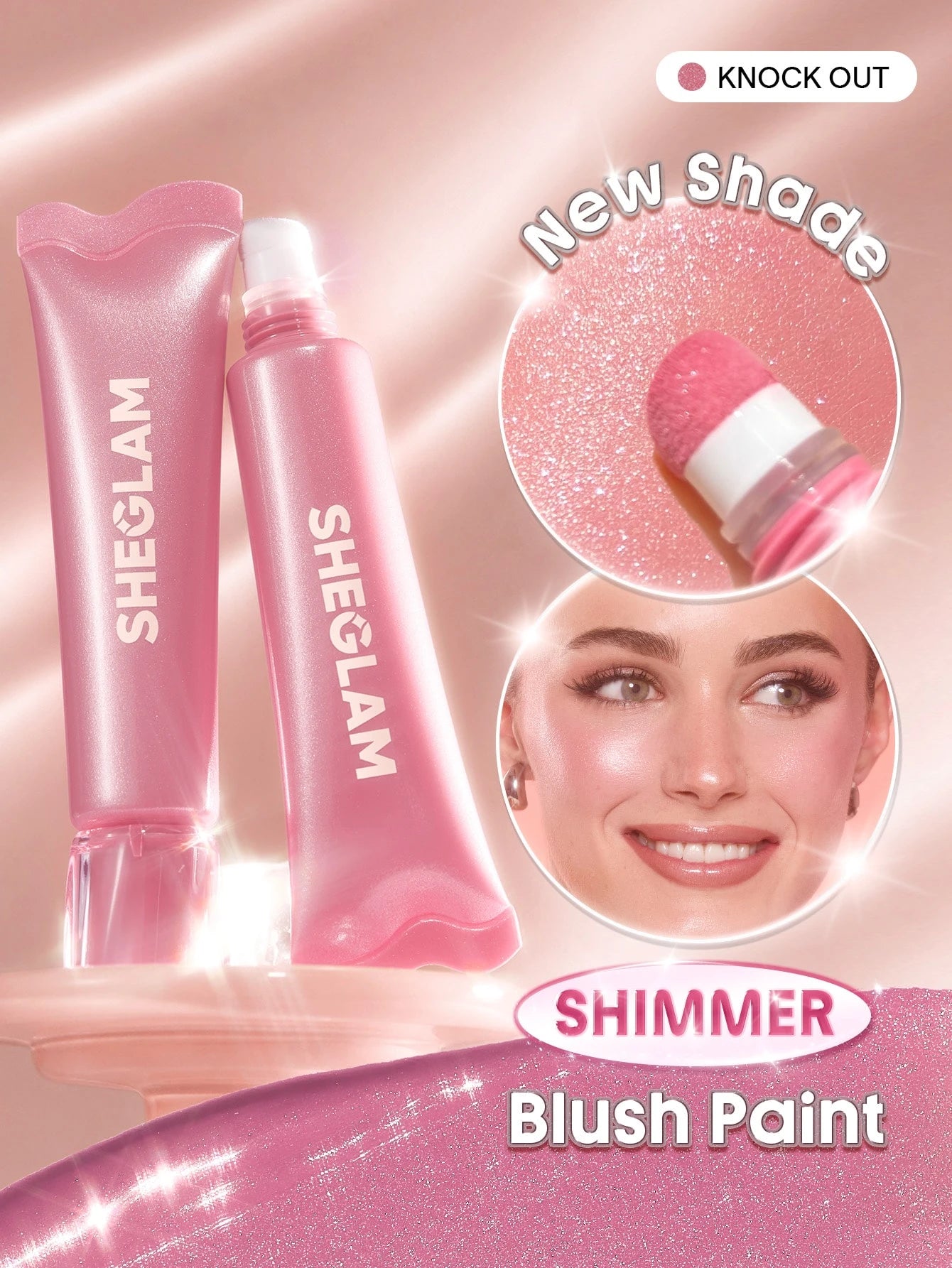 Sheglam Squeeze & Dot Matte Blush Paint