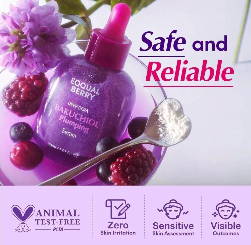Eqqual Berry Bakuchiol Plumping Serum 30ml