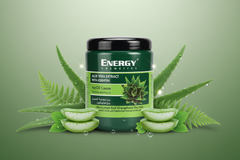 Energy Cosmetics Hair Oil Cream Marketing Banner