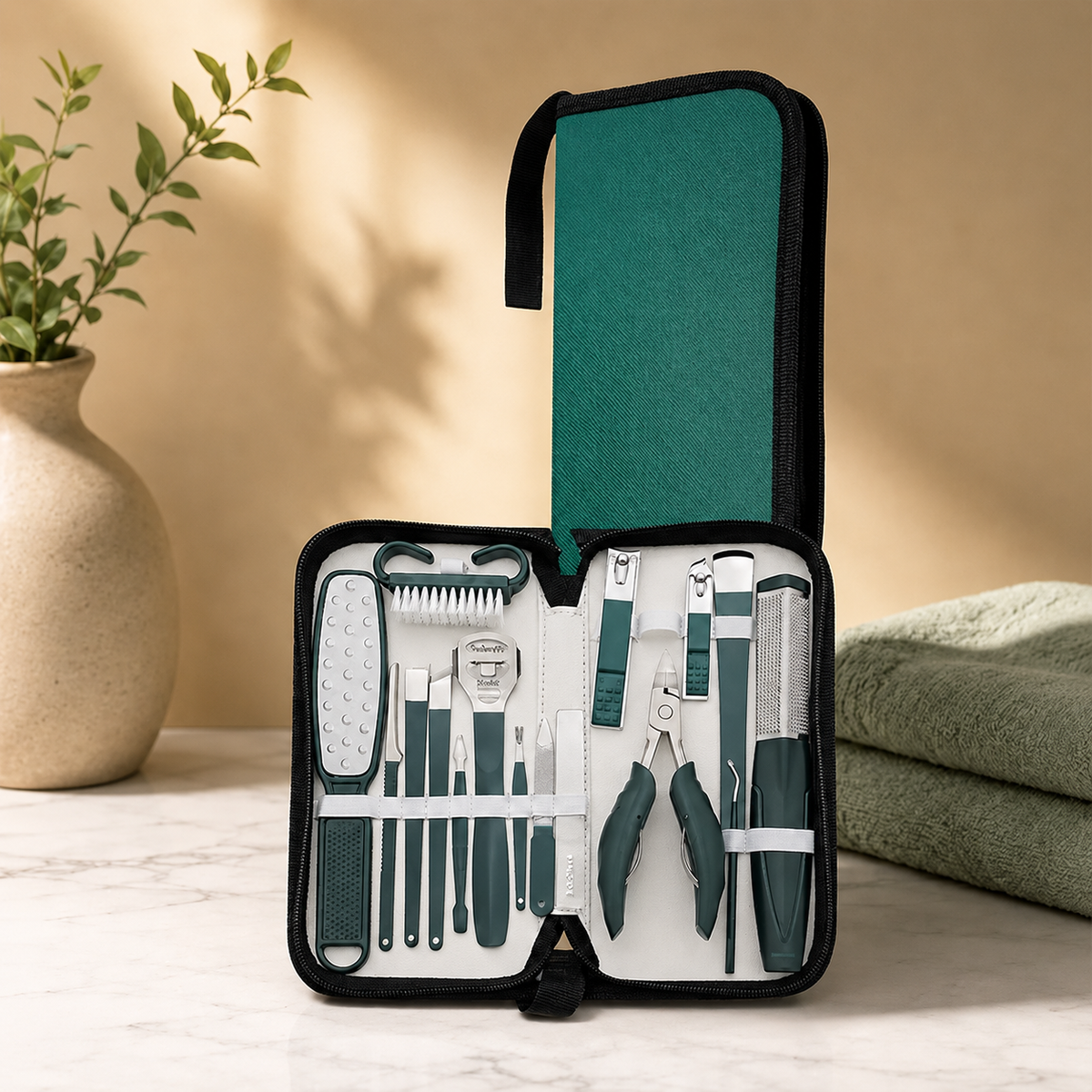 Professional Manicure & Pedicure Grooming Kit