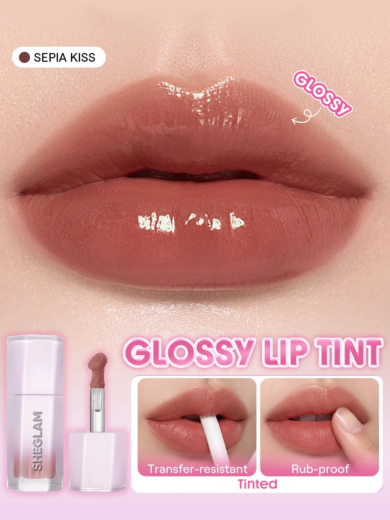 Sheglam Glazed & Locked Glossy Lip Tint
