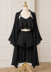 Women’s 3Pcs Ruffle Lounge Set