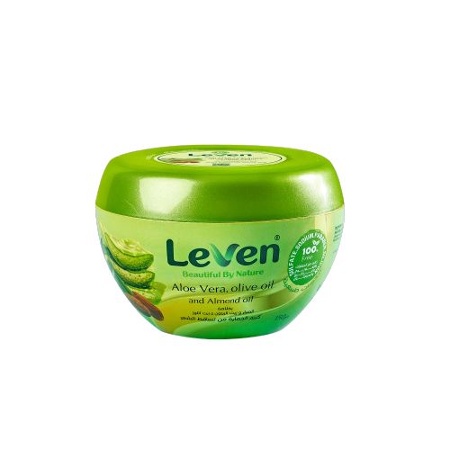 leven Hair Cream with Aloe Vera and Olive Oil Almond Oil 150 ml