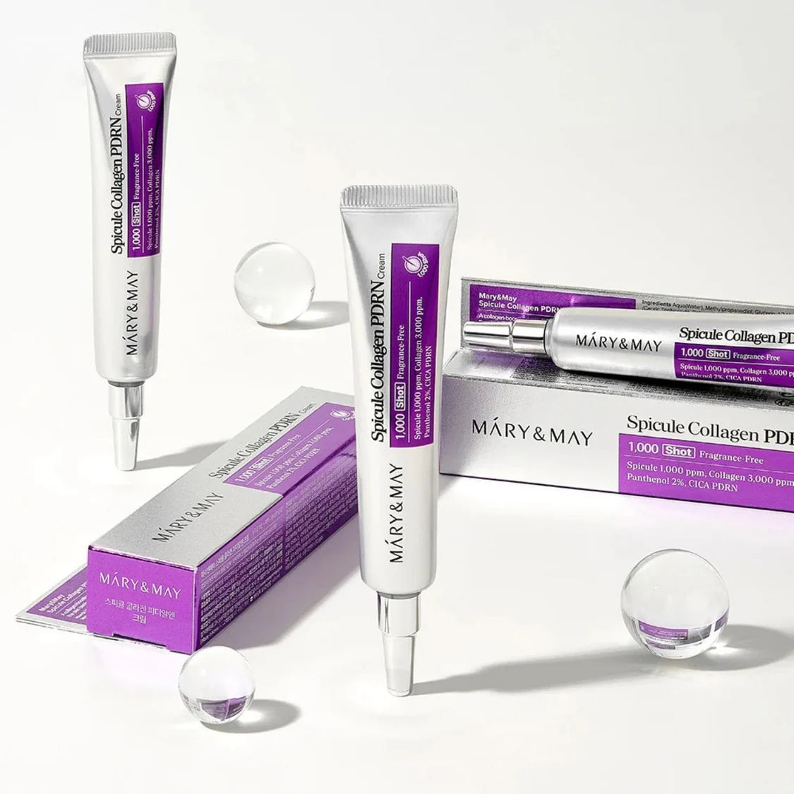 Mary and May Spicule Collagen PDRN Cream 1000 Shot 15g