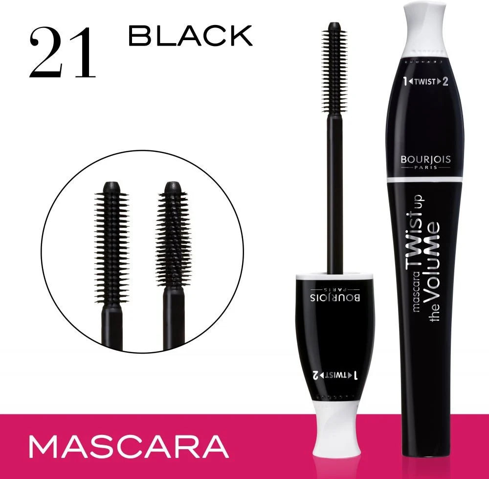 Bourjois Twist Up The Volume 21 Mascara  24-hour long  thick lashes