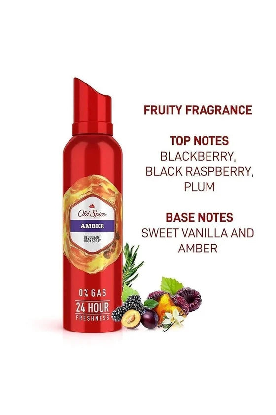Old Spice Body Spray Amber 140ML