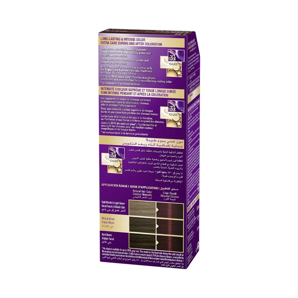 Palette Intensive Color Creme Permanent Hair Color Dark Red 4-88