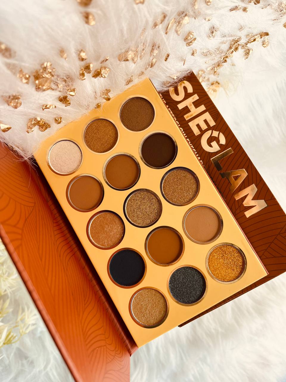 Sheglam Eyeshadow Palette 15-Color Matte Gilding Shimmer