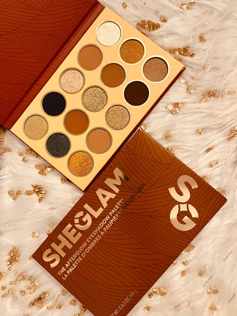 Sheglam Eyeshadow Palette 15-Color Matte Gilding Shimmer