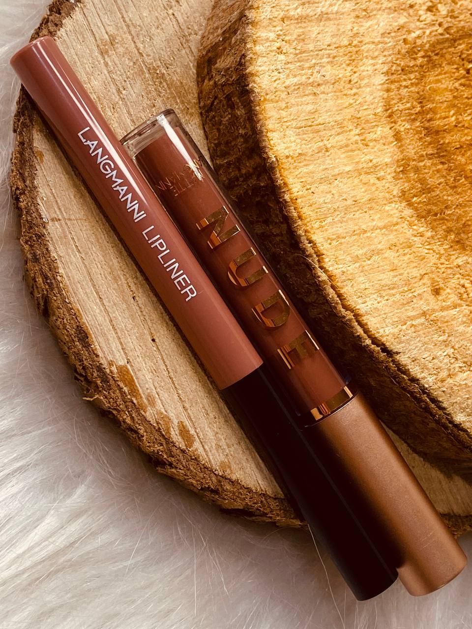 LANGMANNI Liquid Lipcolor 2pcs Lip Gloss And Lipliner