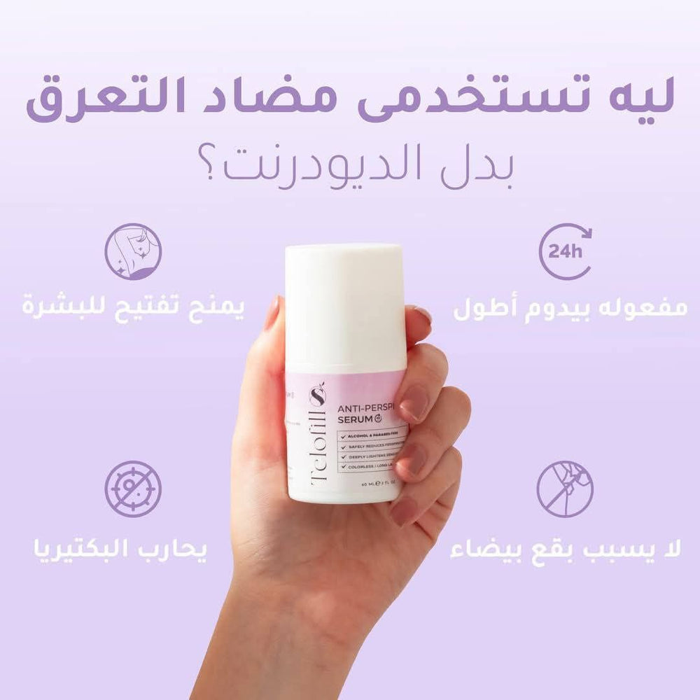 Telofill Roll On Serum Anti Perspirant 60 ml 1+1