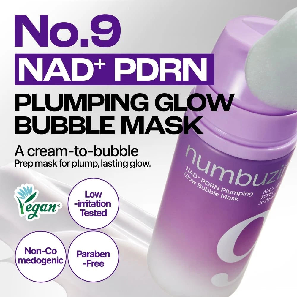 No.9 NAD PDRN Plumping Glow Bubble Mask 85ml