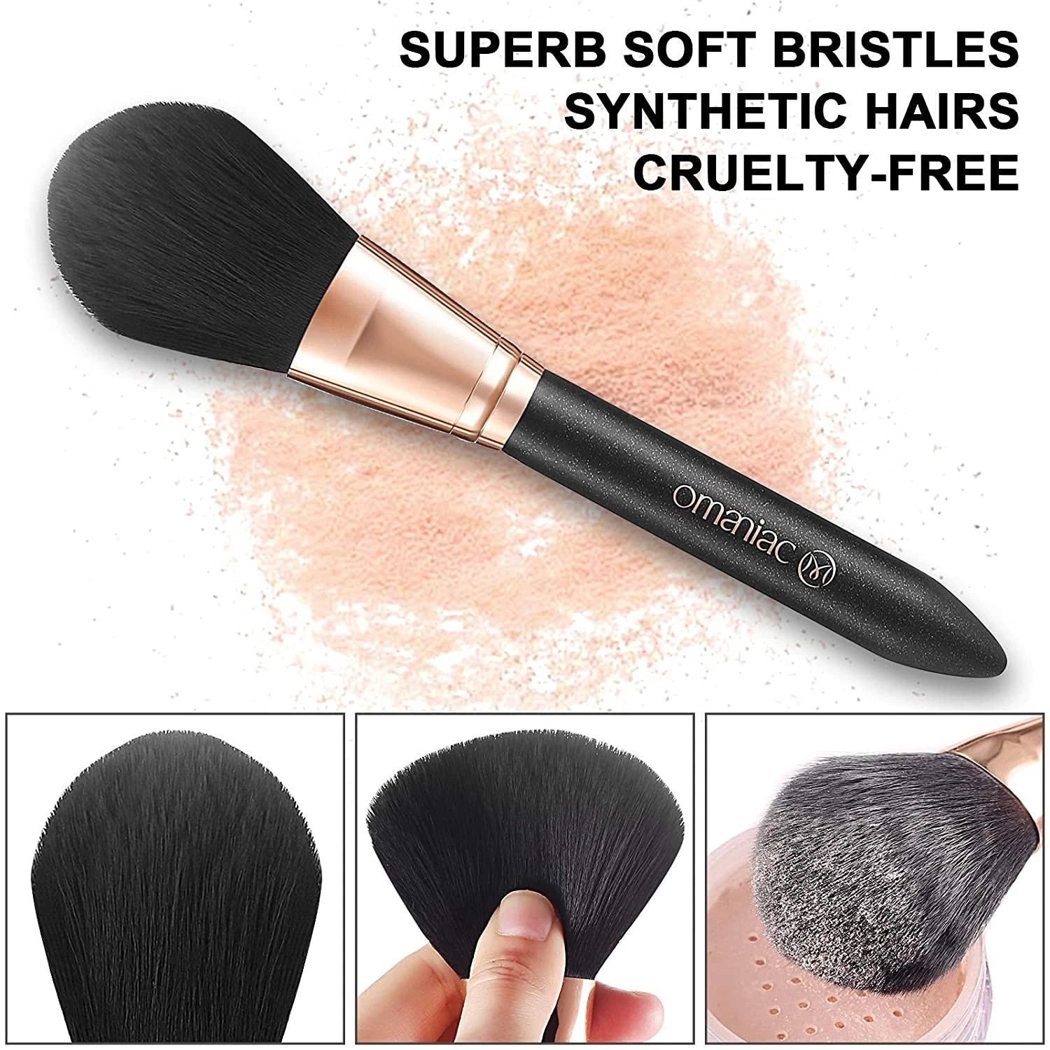 OMANIAC 12 Piece Professional Makeup Brush Set