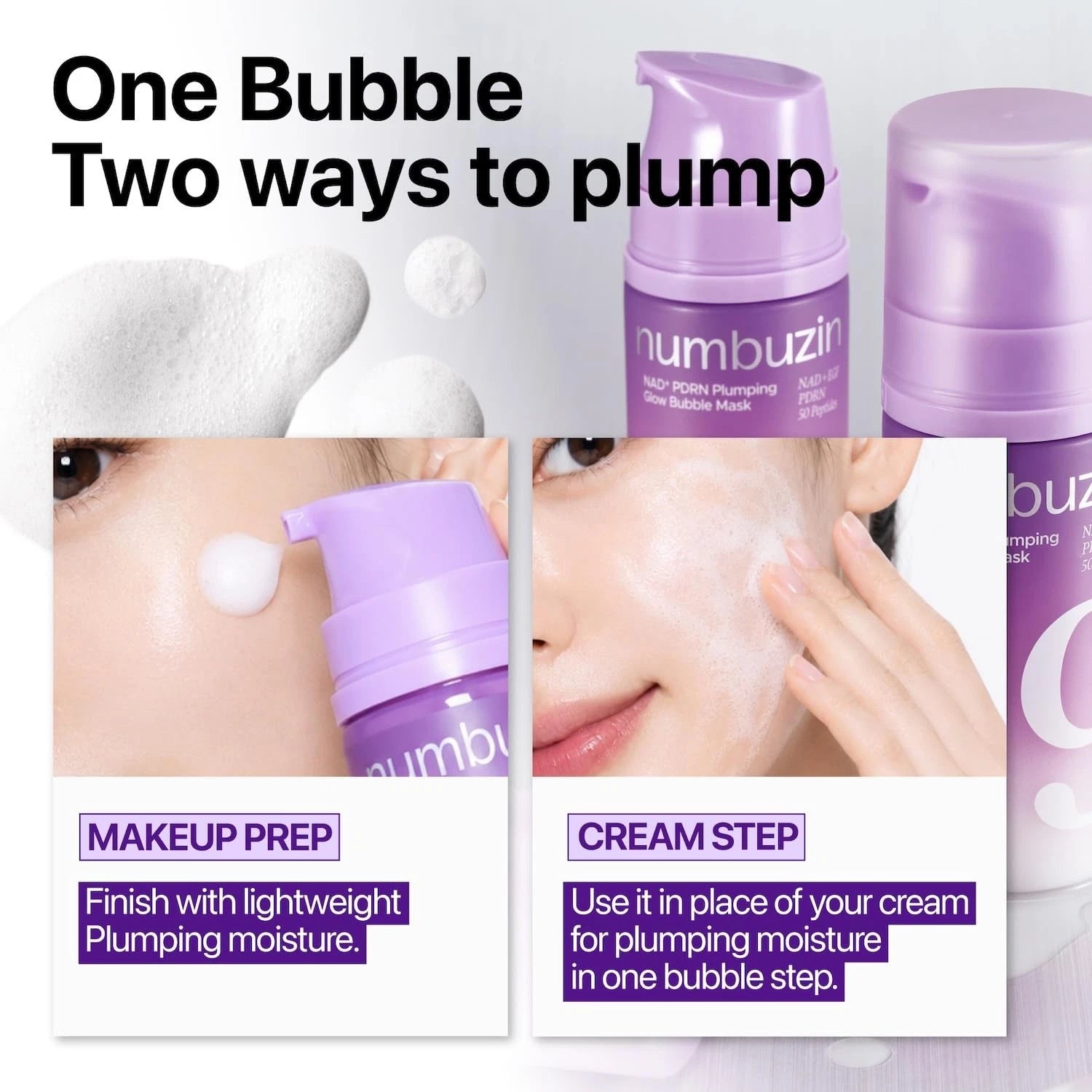 No.9 NAD PDRN Plumping Glow Bubble Mask 85ml