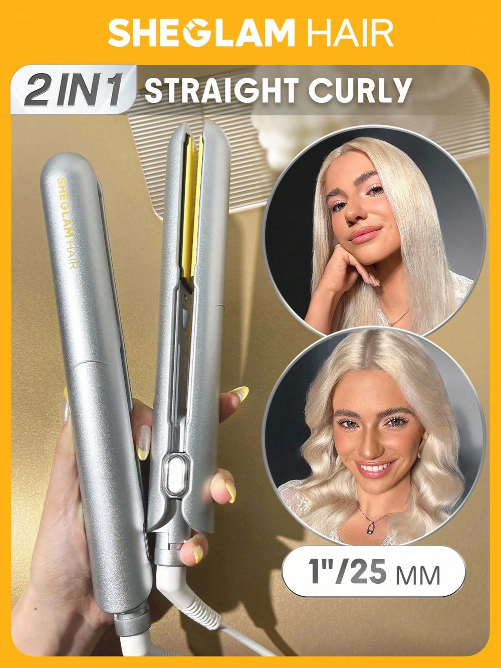 sheglam Sleek Chic Insta-Heat Straight Styler