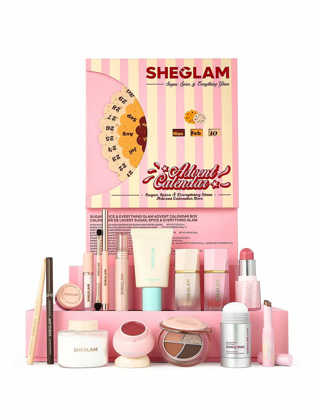 sheglam Sugar Spice and Everything Glam Advent Calendar Box
