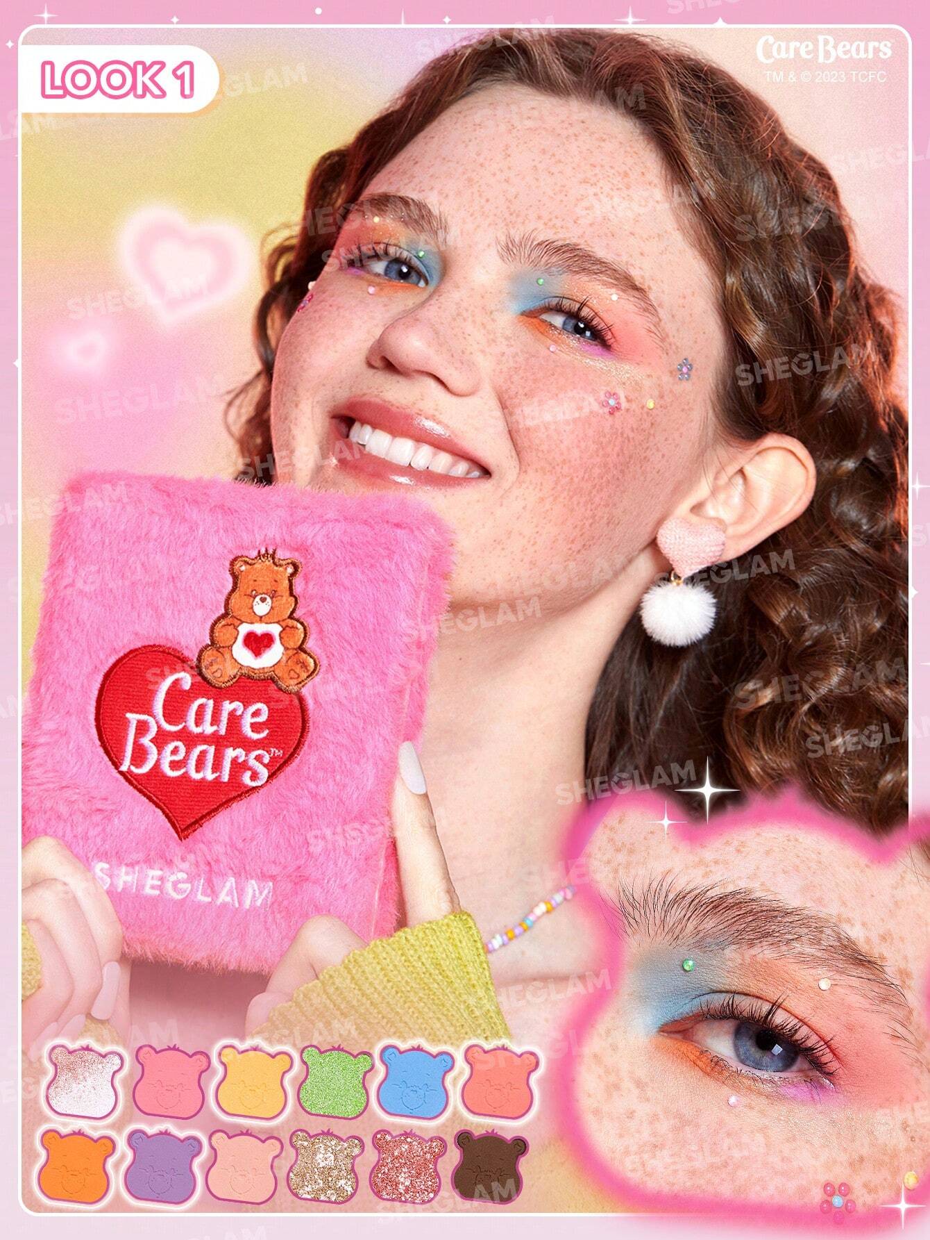 sheglam share your care palette 12color