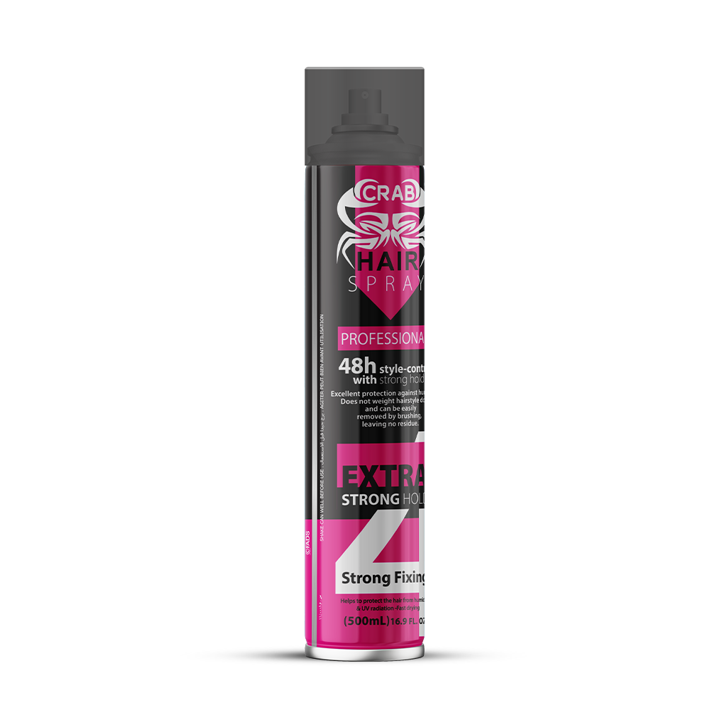 Crab Hairspray 500ml Extra Strong Hold