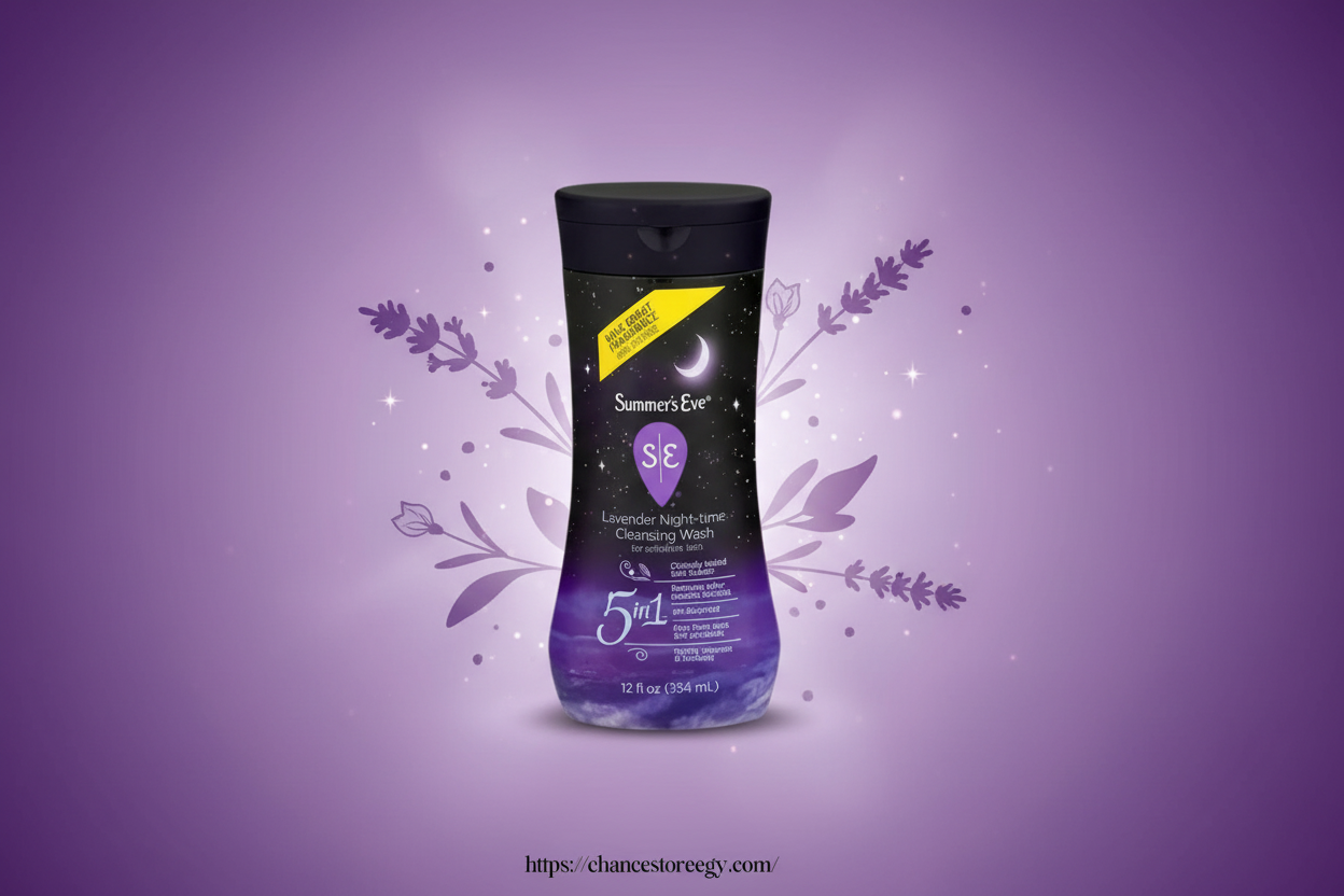 Summers Eve Lavender Night Marketing Banner
