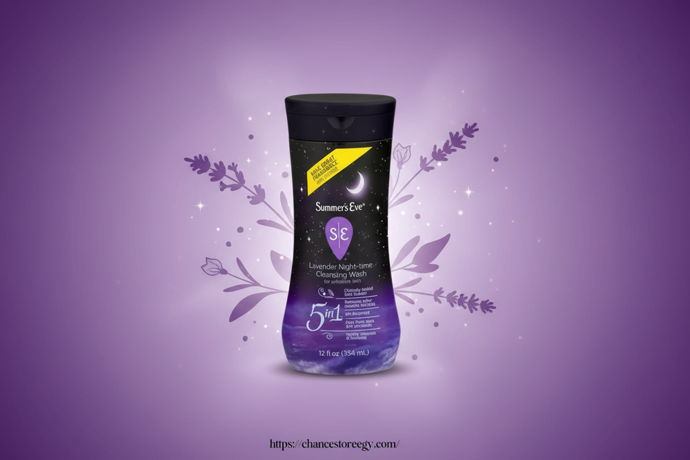 Summers Eve Lavender Night Marketing Banner