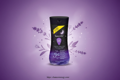 Summers Eve Lavender Night Marketing Banner