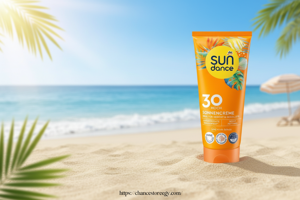 Sun Dance Fluid Sunscreen SPF 30 Marketing Banner