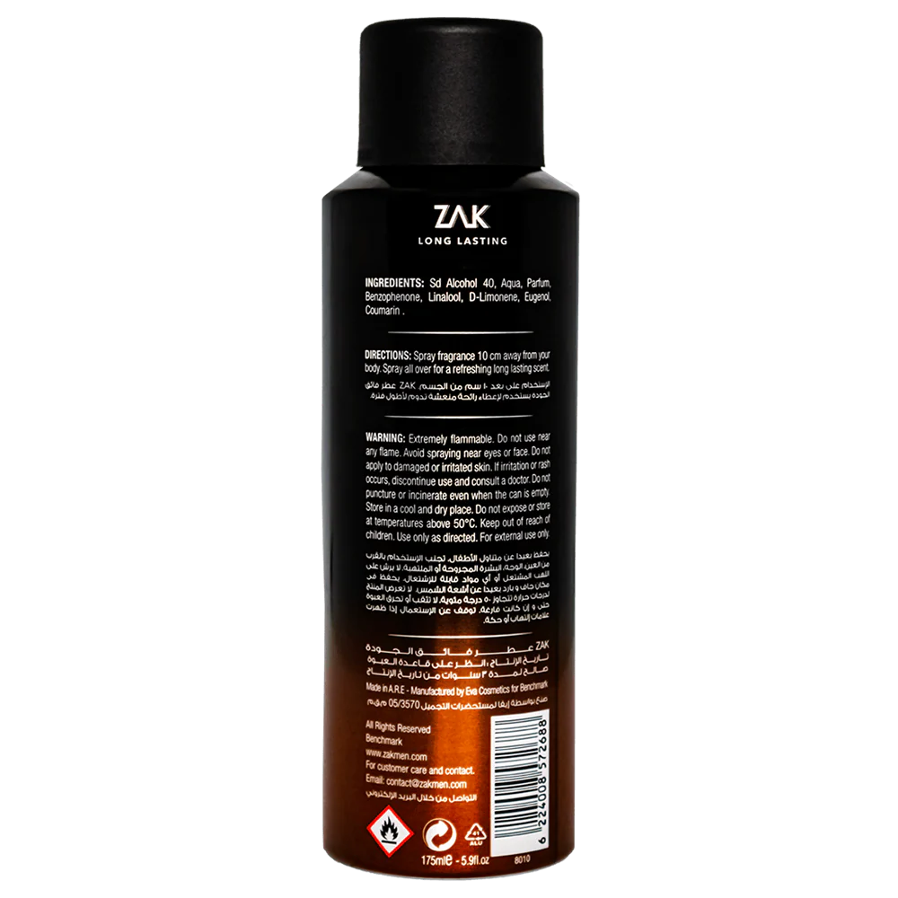 ZAK Tobacco Vanilla Eau De Toilette 175 ml