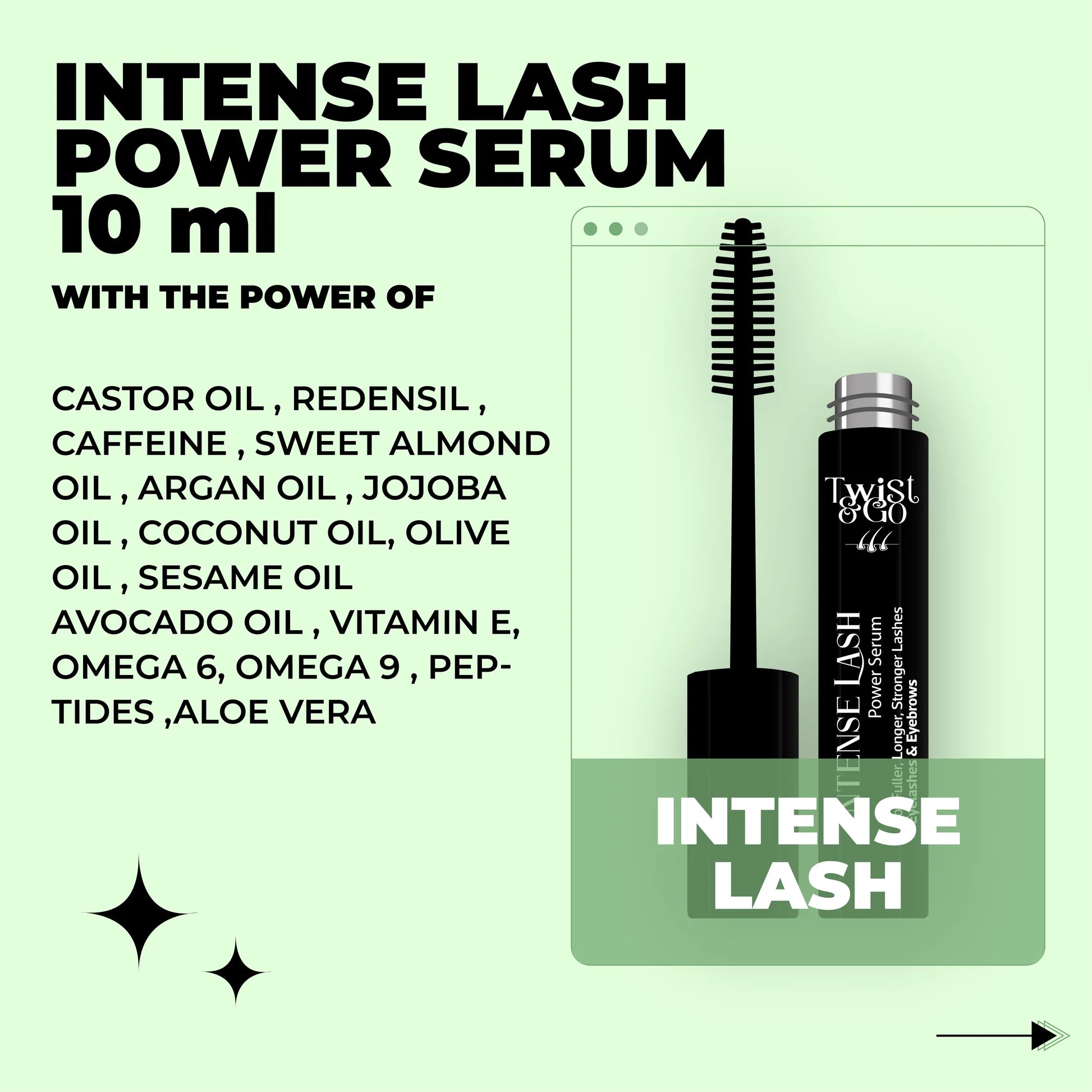 Twist and GO Intense Lash Power Serum 10 Ml