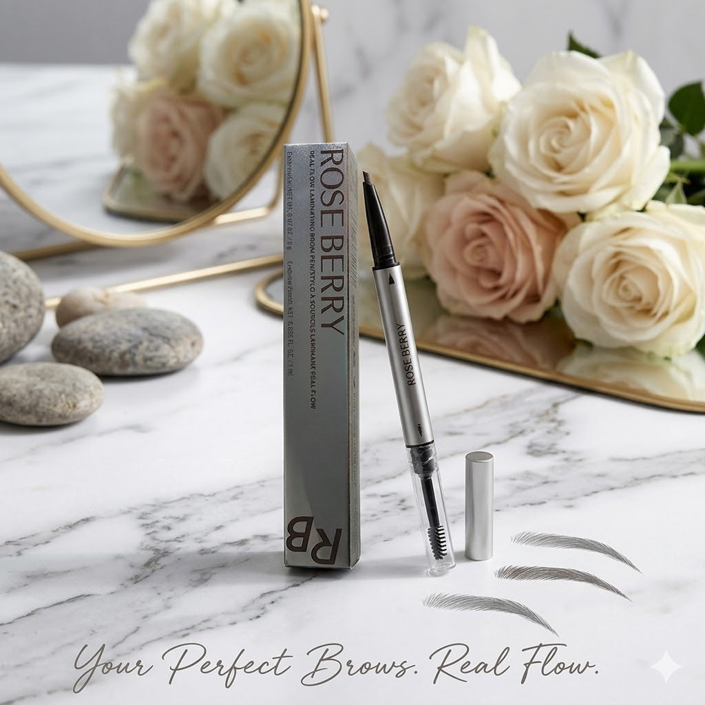 Rose Berry Real Flow Laminating Brow Pen