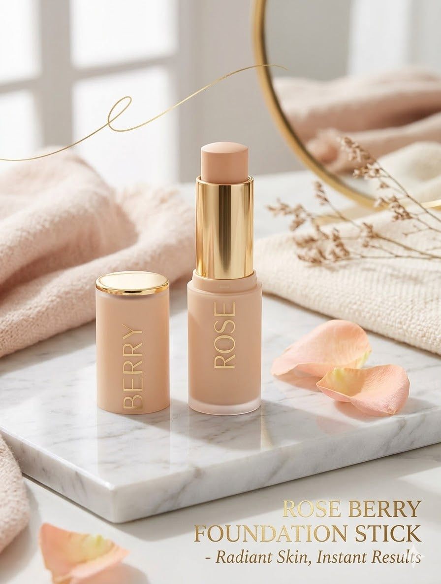 Rose Berry Skin Magnet High Coverage Foundation Stick and Concealer Stick