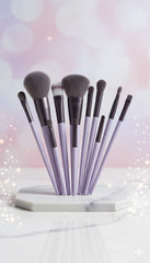 Shein 13piece makeup brush set light brown +sponge