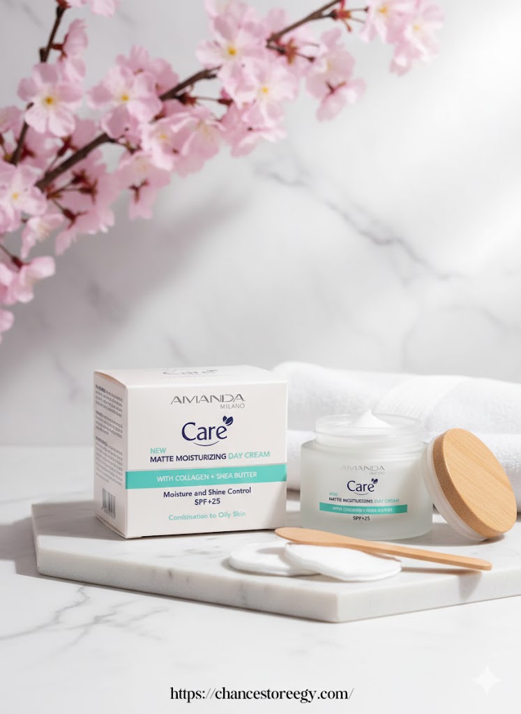 اماندا كريم النهار مرطب مط بالكولاجين + زبدة الشيا + حماية من الشمس SPF25+