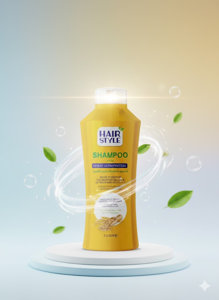 Hair Style Shampoo with Wheat Germ Protein1L