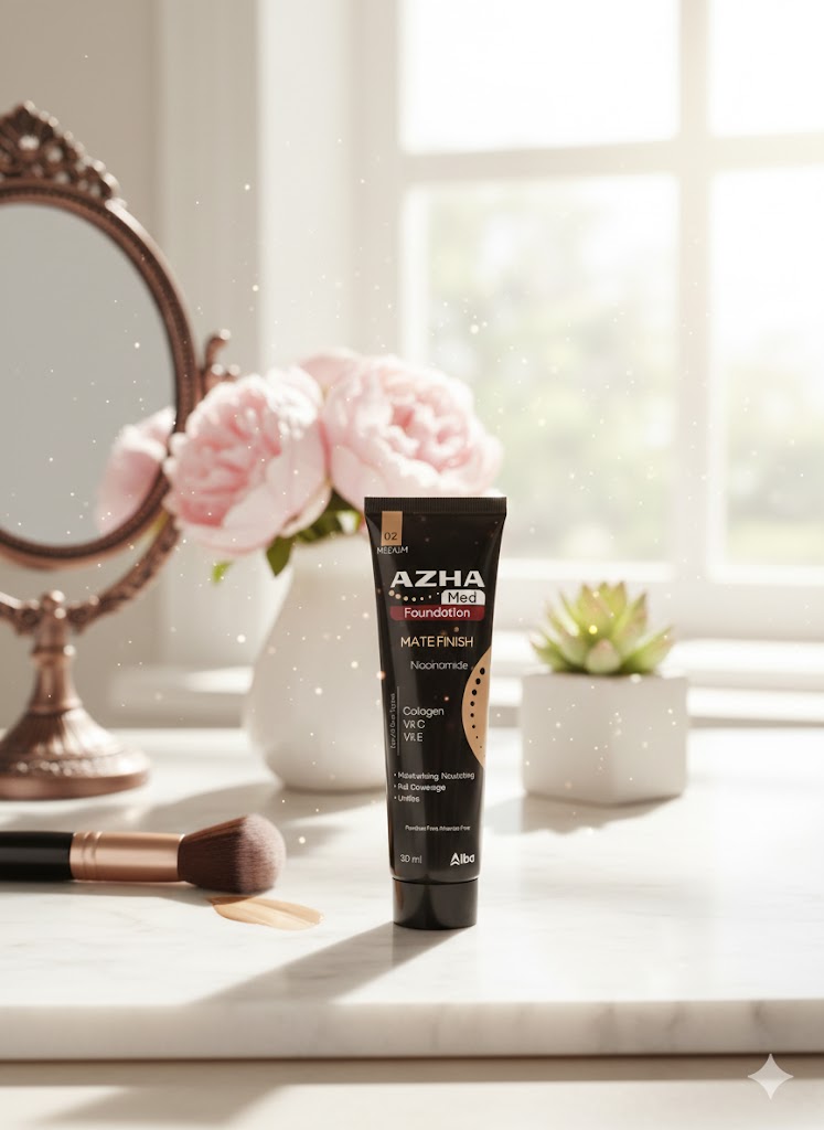 Azha Foundation 30ml Medium 02